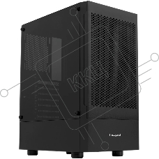 Компьютерный корпус без блока питания Case HSPD M540, Mesh Mid Tower, черный, TG, 0.45 SPCC, no fans, ATX, mATX, mITX, 160/300/150мм, 2x2.5