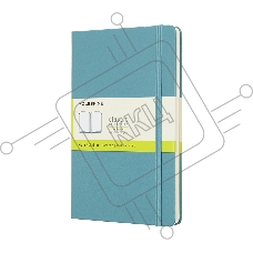 Блокнот Moleskine CLASSIC QP062B35 Large 130х210мм, 240 страниц, нелинованный, твердая обложка, голубой