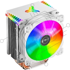Кулер JONSBO CR-1400 White LGA1700/1200/115X/AM4 (24шт/кор, TDP 125W, PWM, 92мм ARGB Fan, 4 тепловые трубки, 4-pin, белый) Retail
