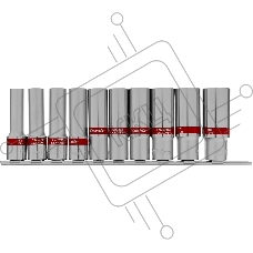 Набор удлиненных торцевых головок Matrix 1/2
