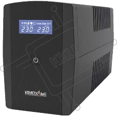 Источник бесперебойного питания Импульс ЮНИОР СМАРТ 1500, 1500/900 ВА/Вт, LCD, USB, RJ11/RJ45, SCHUKOx4