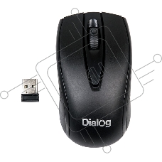 Мышь беспроводная Dialog Comfort MROC-17U черный, 1200 dpi, радиоканал, USB, кнопки - 3 Мышь беспроводная Dialog Comfort MROC-17U черный, 1200 dpi, радиоканал, USB, кнопки - 3