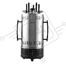 Шашлычница электрическая Centek CT-1460 1000Вт, Кварц нагр, Рецепты, 5 шамп (310мм), вращ 12раз/мин+ колба!