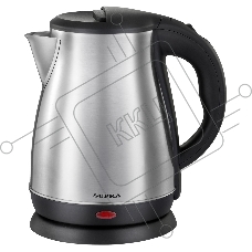 Чайник электрический SUPRA KES-1822 1.8л. 1500Вт серебристый/черный корпус: металл