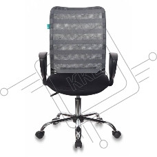 Кресло компьютерное Бюрократ CH-599AXSL/32G/TW-11 спинка сетка серый TW-32K03, сиденье черный TW-11, крестовина хром