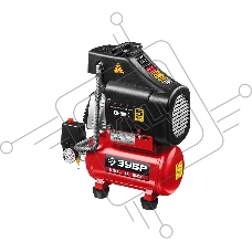 Компрессор воздушный безмасляный, 200 л/мин, 6 л, 1500 Вт, Зубр