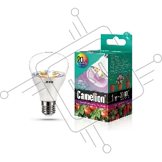 Лампа светодиодная для растений Camelion (14310) LED20-PL/BIO/E27/20Вт