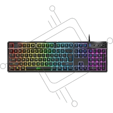 Клавиатура игровая проводная Genius Scorpion K7 Plus, USB, черный