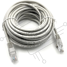 Патч-корд Buro UTP-5E-10M-G-LSZH UTP серый cat.5E RJ-45 (m)-RJ-45 (m) 10м