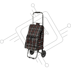 Тележка с сумкой Рыжий кот D203ECO 