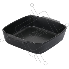 Форма для запекания MATTE BLACK квадратная 29,5x25,5x6,9см, жаропрочная керамика