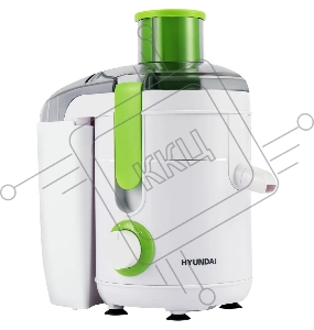 Соковыжималка центробежная Hyundai HY-JE1615 500Вт рез.сок.:400мл. черный/зеленый