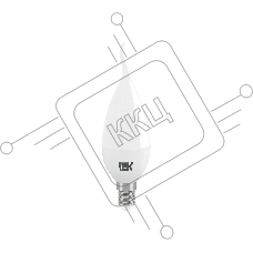 Лампа cветодиодная Iek LLE-CB35-5-230-30-E14 ECO CB35 свеча на ветру 5Вт 230В 3000К E14