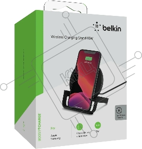 Беспроводное зар./устр. Belkin WIB001vfBK 1A USB универсальное черный