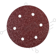 Круг шлифовальный PATRIOT на липучке, 225мм, 6 отверстий, Р40, 10 шт