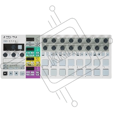 Контроллер MIDI [430111] Arturia [BeatStep Pro] 2 независимых монофонических 64-шаговых мелодических секвенсора, 16-трековый секвенсор ударных, 16 проектов, в каждом 16х2 sequences, 16 drum sequences, CV/GATE выходы, 8 Drum Gate выходов, Clock Sync, MIDI