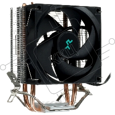 Кулер для процессора DEEPCOOL AG200 черный, 92 мм, алюминий/медь, 3050 об/мин, 30.5 дБ, 4 pin, 100 Вт, 133 мм