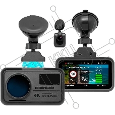 Видеорегистратор с радар-детектором TrendVision Hybrid Signature Real 4K 2CH GPS ГЛОНАСС