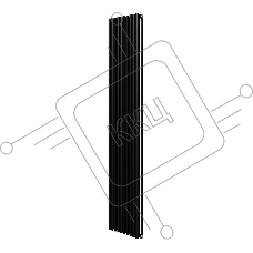 Дизайн-радиатор Royal Thermo Shift R22 C2180 - 10 секц. RAL9005m