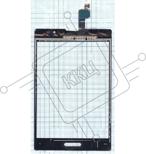Сенсорное стекло (тачскрин) для LG Optimus VU 2 (VU II) F200, черное