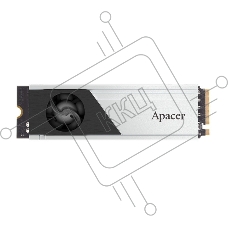 Накопитель SSD Apacer AS2280F4 1TB M.2 2280 PCIe Gen5x4, R12000/W11800 Mb/s, 3D NAND, MTBF 1.6M, NVMe, Retail, 5 years (AP1TBAS2280F4-1)