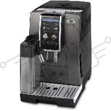 Кофемашина автоматическая DeLonghi Dinamica Plus ECAM380.95.TB черный/серый, исп. кофе - зерновой/молотый, 1.8 л, 1450 Вт, 15 Бар.