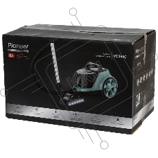 Пылесос Pioneer VC365C черный/зеленый, 360/2100 Вт, уборка сухая, пылесборник контейнер 3.1 л