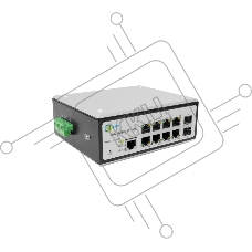Коммутатор SNR SNR-S215GI-8T-POE, 1Гбит/с, количество портов 8 шт, (L2)
