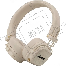 Гарнитура накладные Marshall Major V бежевый беспроводные bluetooth оголовье (MAJOR V CREAM)