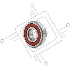 Подшипник ZWZ 6208-2RS/C3