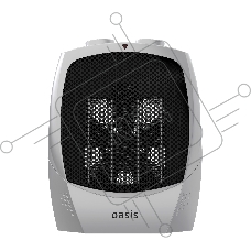 Тепловентилятор Oasis КS-15 черный/серый