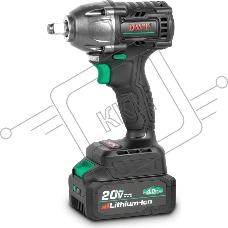 Гайковерт ударный аккумуляторный DWT ABWP-20 DN-4C2 BMC /20В/350 Нм/2400 об.в мин/3000 уд.в мин/M12-M22/бесщеточный мотор/LED-подсветка/2 АКБ, 4 А·ч/ЗУ/кейс/черный (ABWP-20 DN-4C2 BMC) Гайковерт ударный аккумуляторный DWT ABWP-20 DN-4C2 BMC /20В/350 Нм/2400 об.в мин/3000 уд.в мин/M12-M22/бесщеточный мотор/LED-подсветка/2 АКБ, 4 А·ч/ЗУ/кейс/черный (ABWP-20 DN-4C2 BMC)