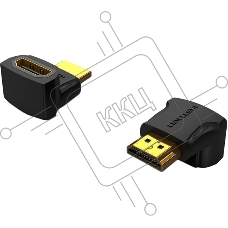Адаптер-переходник Vention HDMI v2.0 19M/19F угол 270