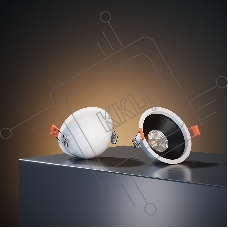 Встраиваемый светодиодный светильник 25083/LED 6W 4200K белый/чёрный