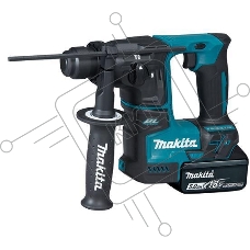 Перфоратор акк MAKITA DHR171RTJ  SDS+, 18В, 2х5Ач, Li-ion, 2реж, 1.2Дж, 0-4800у\м, подсветка