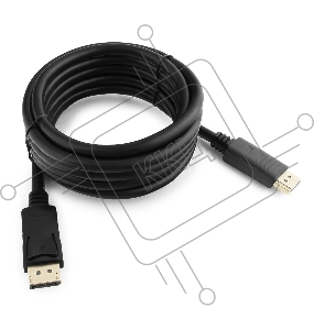 Кабель DisplayPort Gembird/Cablexpert CC-DP2-10, v1.2, 3м, 20M/20M, черный, экран, пакет