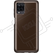 Чехол (клип-кейс) Samsung для Samsung Galaxy A12 Soft Clear Cover черный (EF-QA125TBEGRU)
