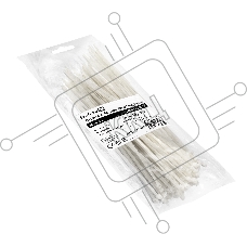 Стяжка (хомут) нейлоновая ExeGate CV66-120x2.5W (нейлон 6.6, 120x2.5мм, неоткрывающаяся, halogen free, -40°C - +85°C, белая, 100 шт)