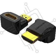 Адаптер-переходник Vention HDMI v2.0 19M/19F угол 90