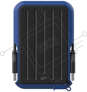 Внешний HDD 5TB Silicon Power  Armor A66, 2.5", USB 3.2, Синий