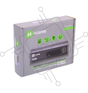 Цифровой телевизионный DVB-T2 ресивер HARPER HDT2-1202 