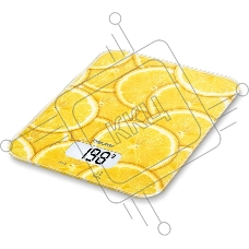 Кухонные весы Beurer KS19 lemon макс.вес:5кг рисунок