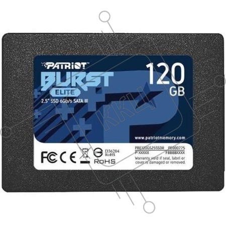 Накопитель SSD Patriot Burst Elite 120GB, SATA 2.5