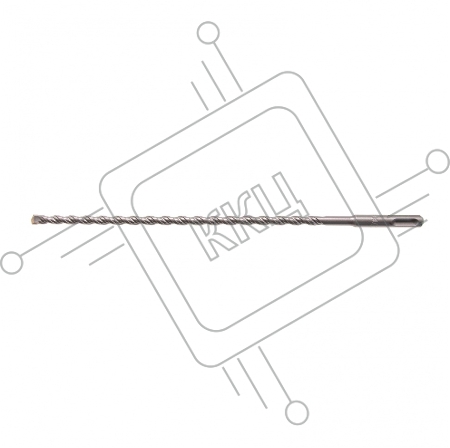 Бур по бетону, двойная спираль, Cobalt W-tip, 8x310 мм, SDS PLUS// Denzel