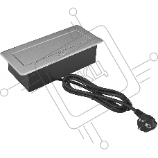 Розетка Cactus CS-SOCKET-EU3-GYBK для столешницы серый (уп.:1шт)