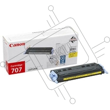 Картридж лазерный Canon 707Y (9421A004) желтый (2000 стр.) для LBP 5000/5100