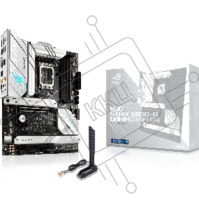 Материнская плата ASUS ROG STRIX B660-A GAMING WIFI D4 Soc-1700 Intel B660 4xDDR4 ATX AC`97 8ch(7.1) 2.5Gg RAID+HDMI+DP
