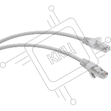 Патч-корд WRline WR-PC-RJ45-FTP-5E-0.5-GY F/UTP общий экран RJ-45 вил.-вилка RJ-45 кат.5E 0.5м серый LSZH (уп.:1шт)