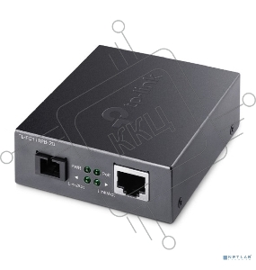Медиаконвертер TP-Link 10/100 Mbps RJ45 to 100 Mbps SM SC WDM Bi-Directional Fiber Converter, 1-Port PoE