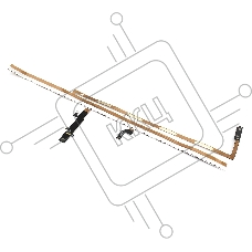 Подсветка LED матрицы со шлейфом камеры для MacBook Air 13 M2 A2681 Mid 2022
